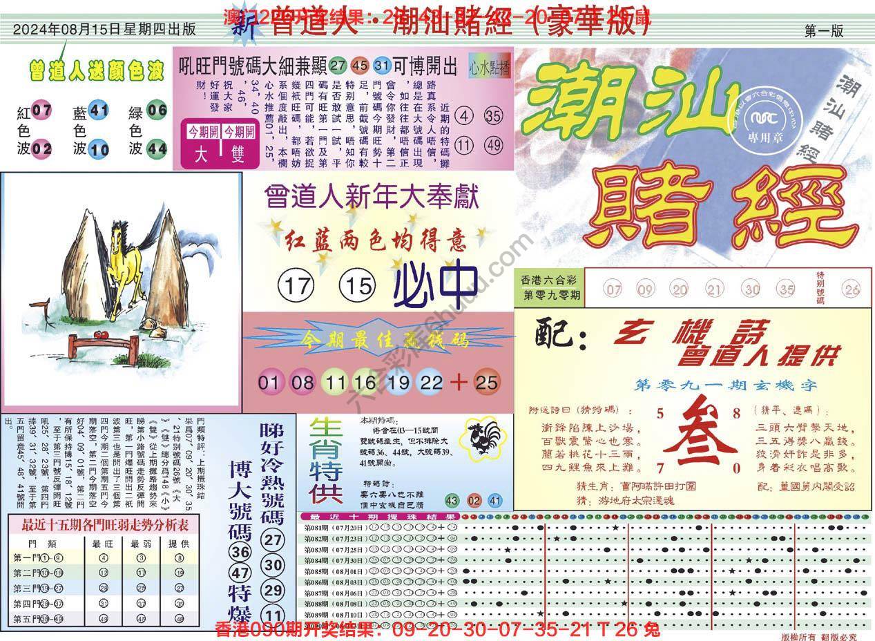 六合彩心水图库10｜曾道人潮汕赌经(豪华版)