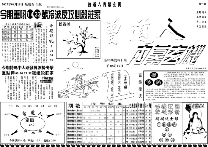 六合彩心水图库 1｜曾道人内幕玄机